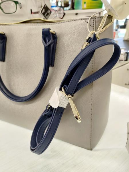 BORSA TRUSSARDI JEANS GRIGIA BLU CON TRACOLLA