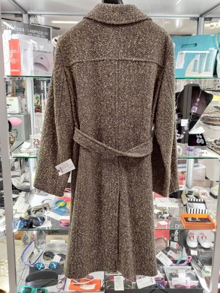 CAPPOTTO ELENA MIRO' SPIGATO GRIGIO BEIGE TG 48