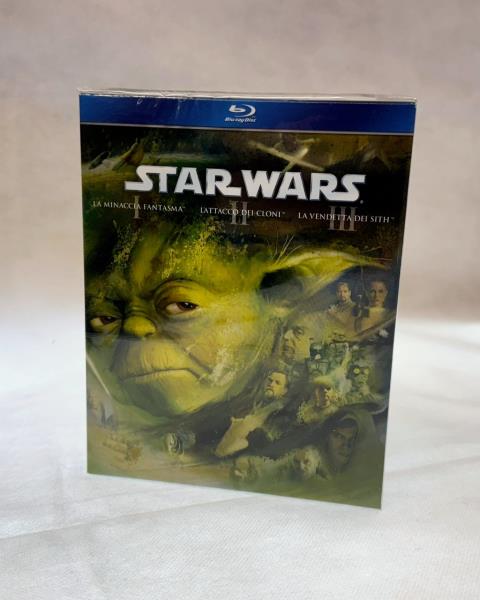 COFANETTO DVD BLU-RAY STAR WARS 1-2-3 NUOVO!