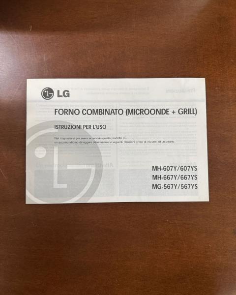 FORNO MICROONDE LG