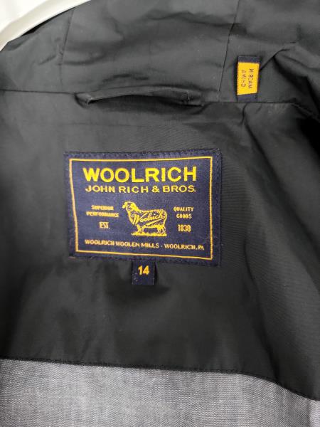 IMPERMEABILE WOOLRICH BLU TG 12/14 ANNI