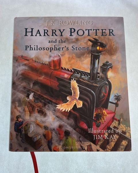 LIBRO ILLUSTRATO HARRY POTTER E LA PIETRA FILOSOFALE INGLESE