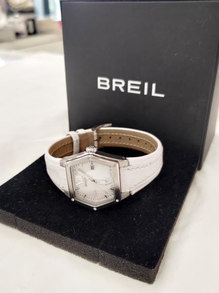 OROLOGIO DONNA BREIL BIANCO CINTURINO PELLE