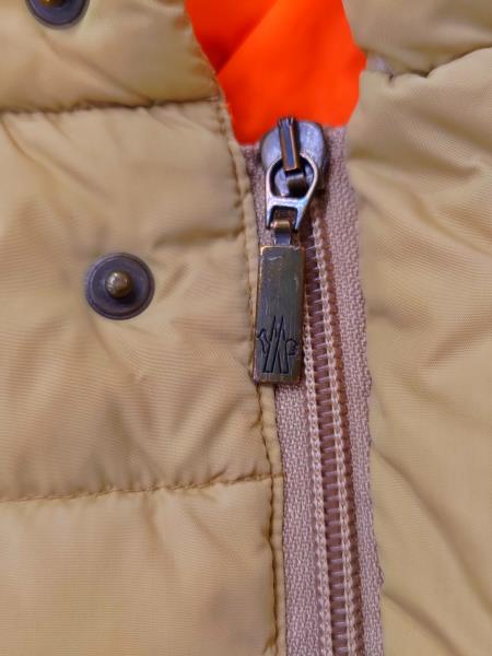 PIUMINO MONCLER BEIGE TG 12/18 MESI