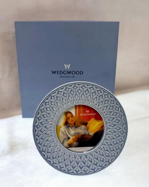 PORTAFOTO CERAMICA AZZURRO WEDGWOOD ENGLAND