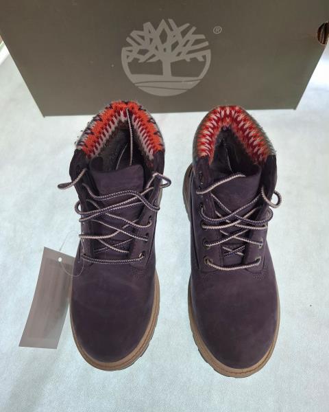 SCARPONCINO TIMBERLAND VIOLA CAMOSCIO N 32 NUOVO!